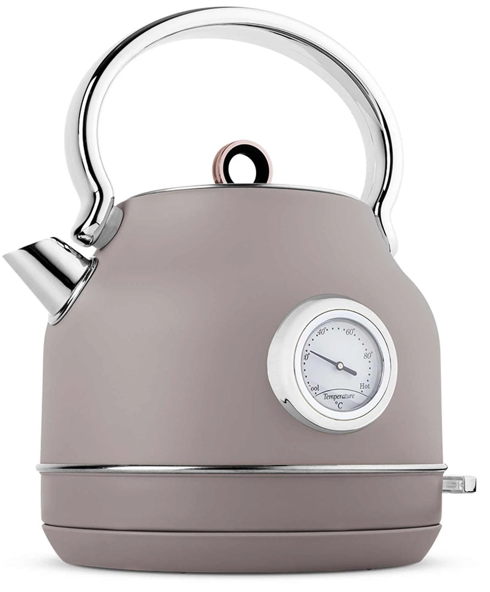 Bouilloire électrique BerlingerHaus Taupe - avec Thermomètre - 1,7 L - 2200W