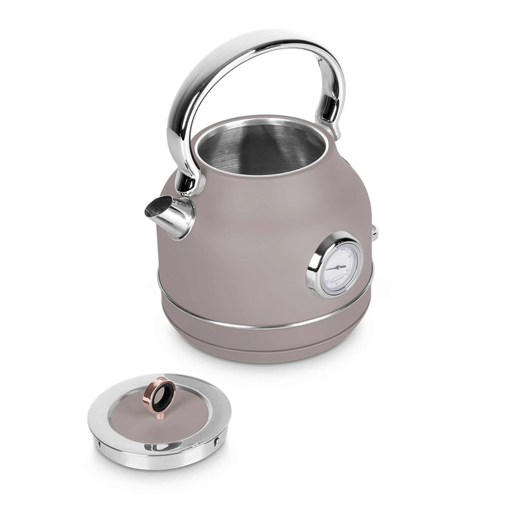 Bouilloire électrique BerlingerHaus Taupe - avec Thermomètre - 1,7 L - 2200W