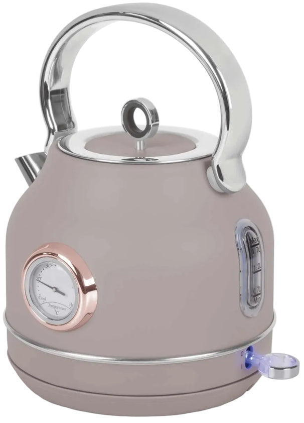 Bouilloire électrique BerlingerHaus Taupe - avec Thermomètre - 1,7 L - 2200W