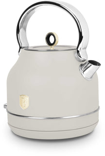 Bouilloire Électrique BerlingerHaus Mat Crème - avec Thermomètre - 1,7 L - 2200W