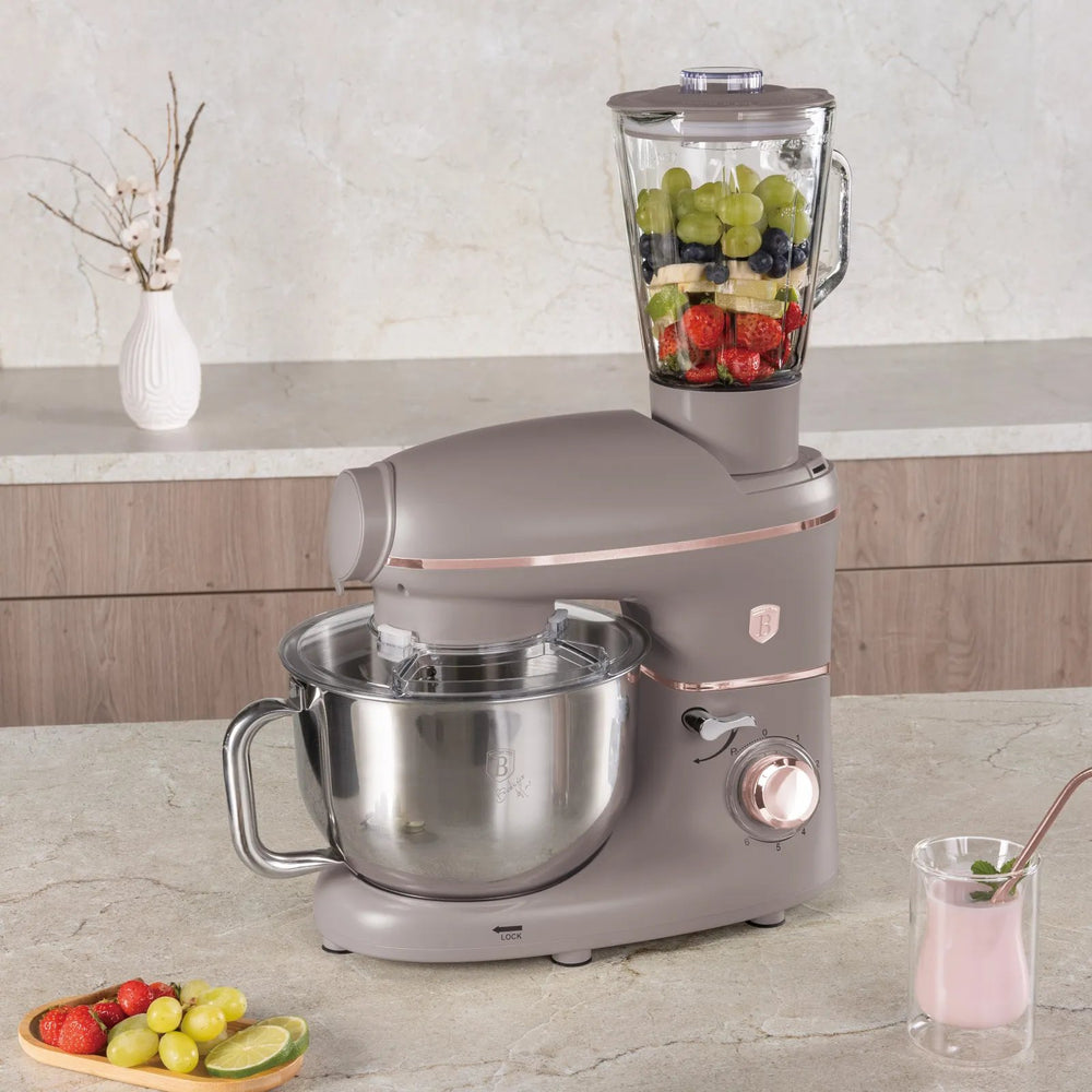 Robot de cuisine multifonction BerlingerHaus Taupe - 4-en-1 - 1500W
