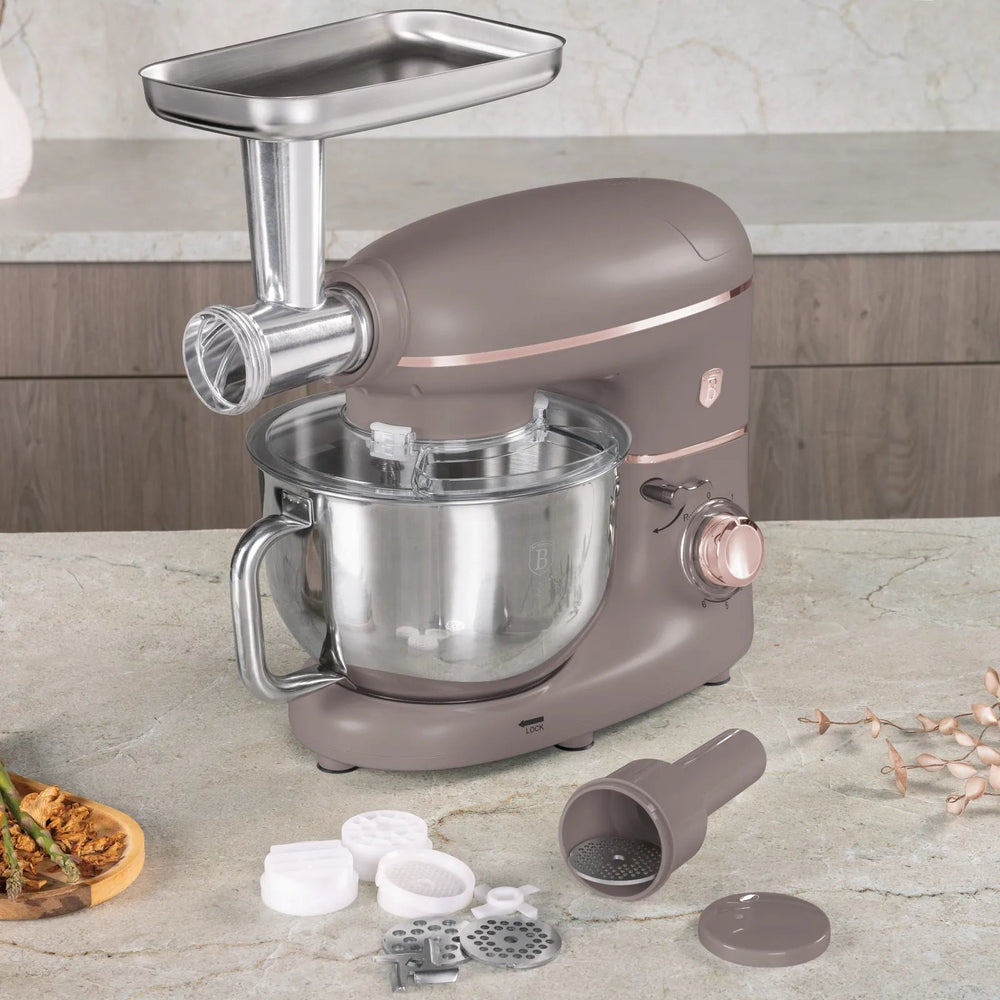 Robot de cuisine multifonction BerlingerHaus Taupe - 4-en-1 - 1500W