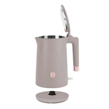 Bouilloire Électrique BerlingerHaus Double Paroi Taupe - 1,7 L - 1800W
