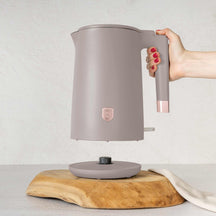 Bouilloire Électrique BerlingerHaus Double Paroi Taupe - 1,7 L - 1800W