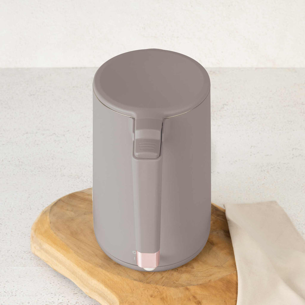 Bouilloire Électrique BerlingerHaus Double Paroi Taupe - 1,7 L - 1800W