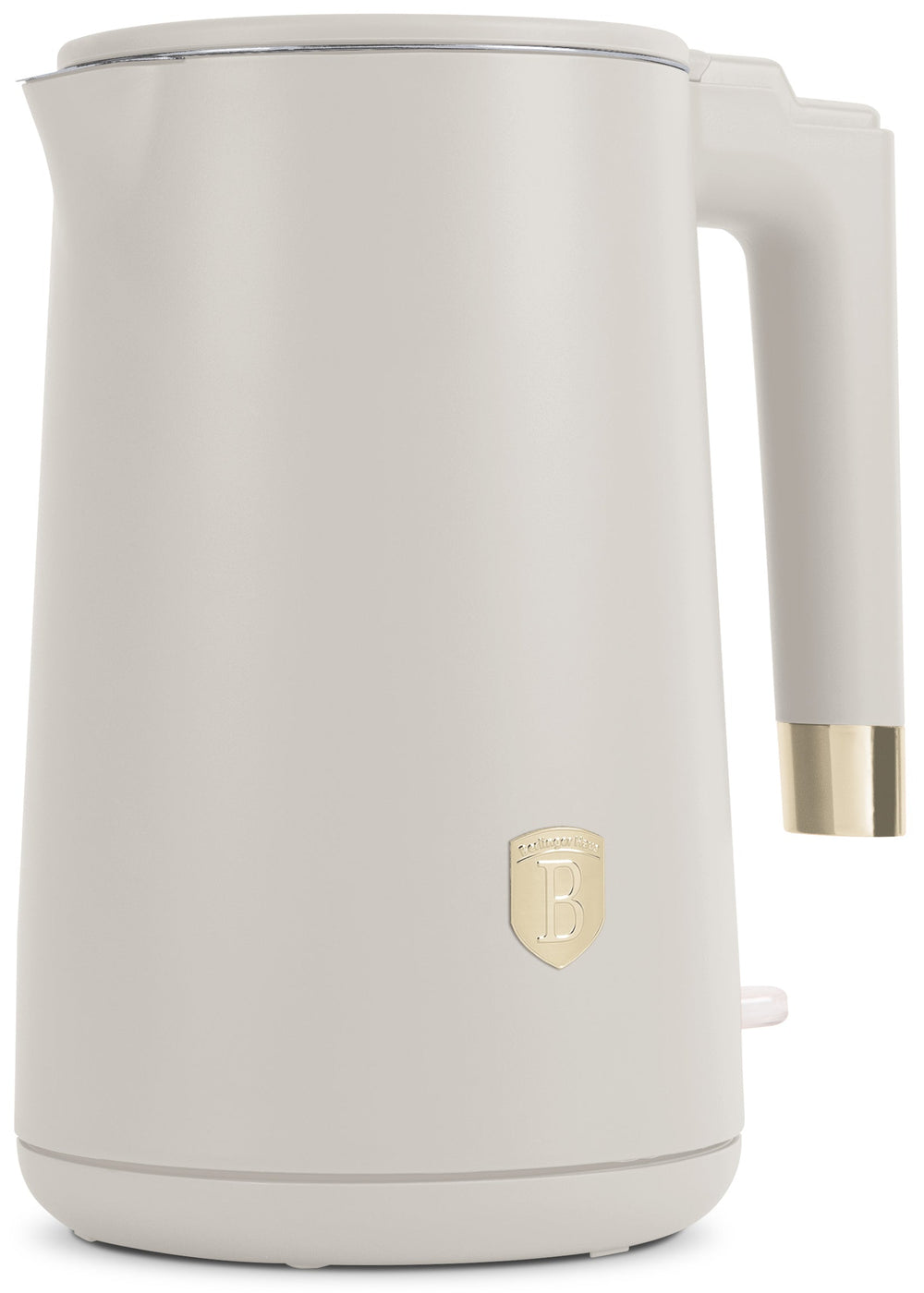 Bouilloire Électrique BerlingerHaus Double Paroi Mat Crème - 1.7 Litres - 1800W