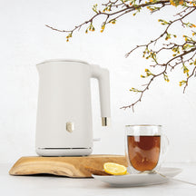 Bouilloire Électrique BerlingerHaus Double Paroi Mat Crème - 1.7 Litres - 1800W