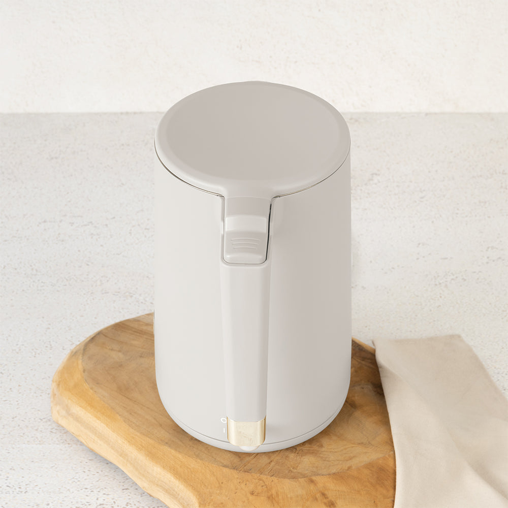 Bouilloire Électrique BerlingerHaus Double Paroi Mat Crème - 1.7 Litres - 1800W