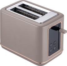 Grille-pain numérique BerlingerHaus taupe - 2 fentes - 870W