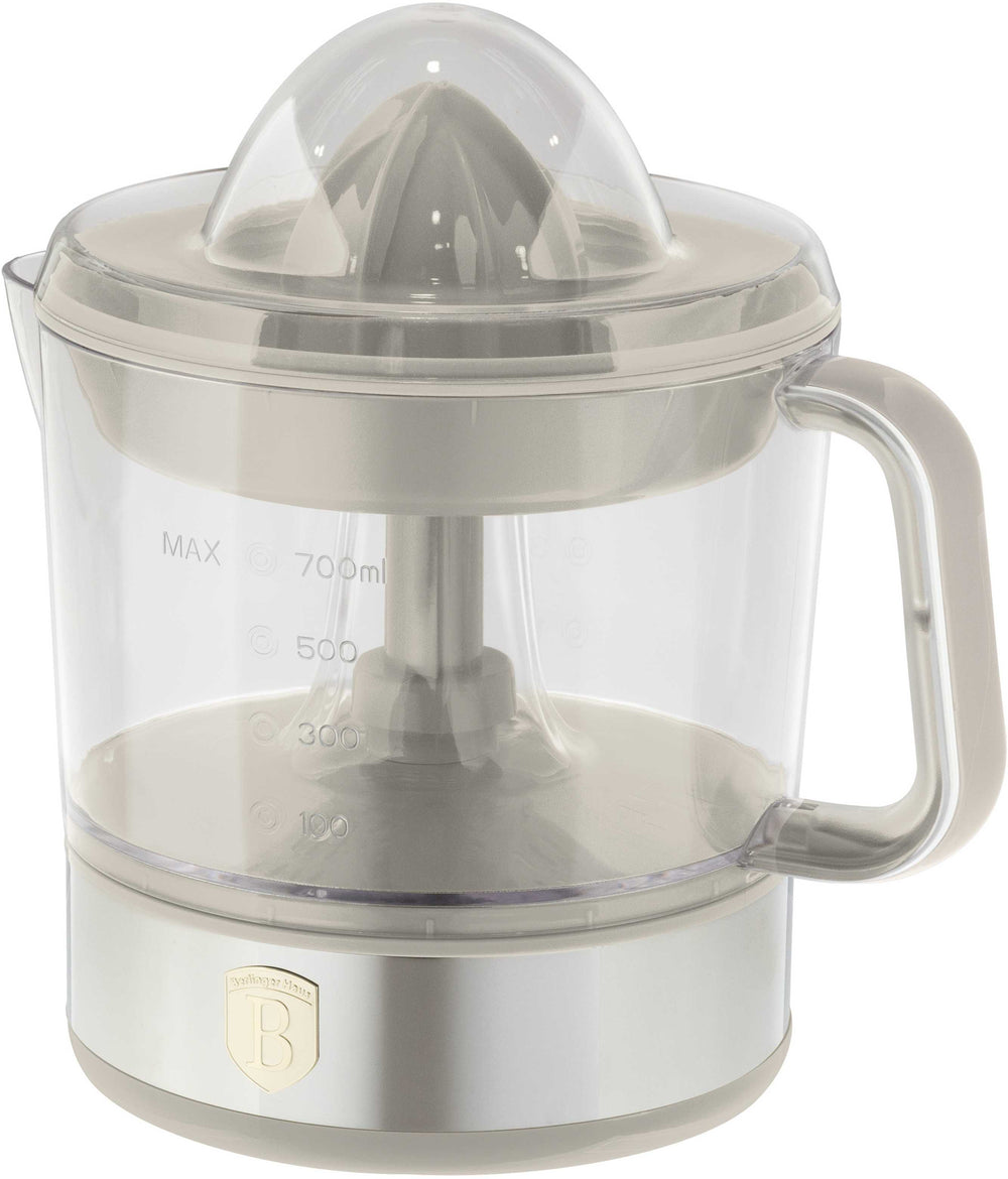 Presse-agrumes électrique / Presse-orange BerlingerHaus mat crème - 0,7 L - 40 W