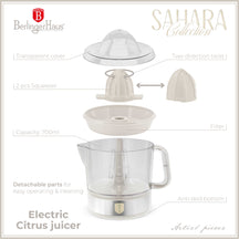 Presse-agrumes électrique / Presse-orange BerlingerHaus mat crème - 0,7 L - 40 W