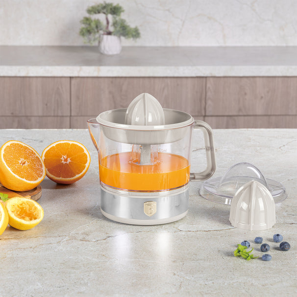 Presse-agrumes électrique / Presse-orange BerlingerHaus mat crème - 0,7 L - 40 W