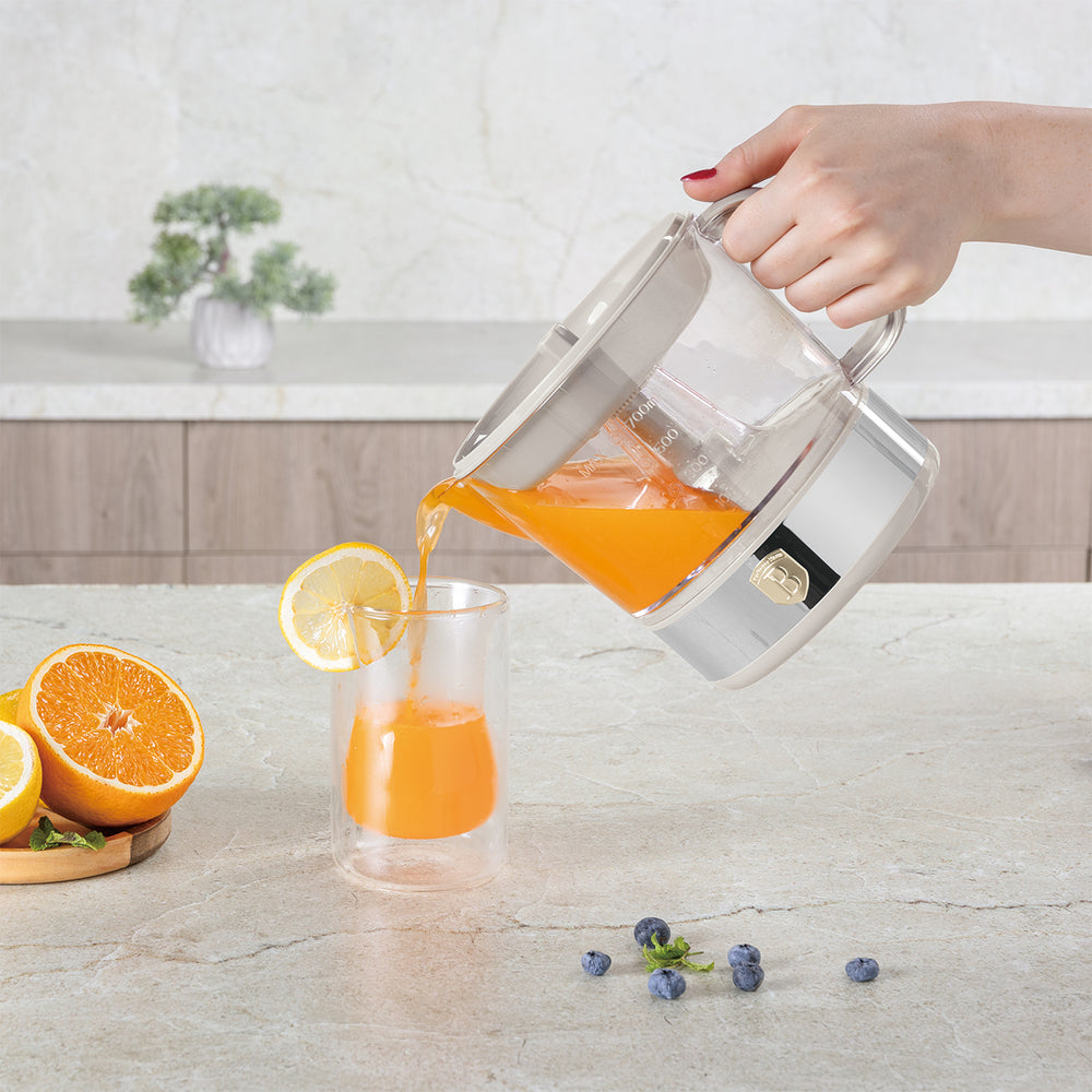 Presse-agrumes électrique / Presse-orange BerlingerHaus mat crème - 0,7 L - 40 W