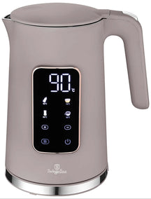 Bouilloire électrique Digitale BerlingerHaus Taupe - Réglage de température - 1,7 litre - 2200W