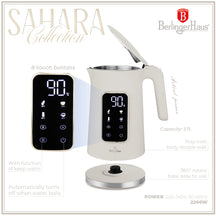 Bouilloire Électrique Digitale BerlingerHaus Mat Crème - Réglage de Température - 1,7 L - 2200W
