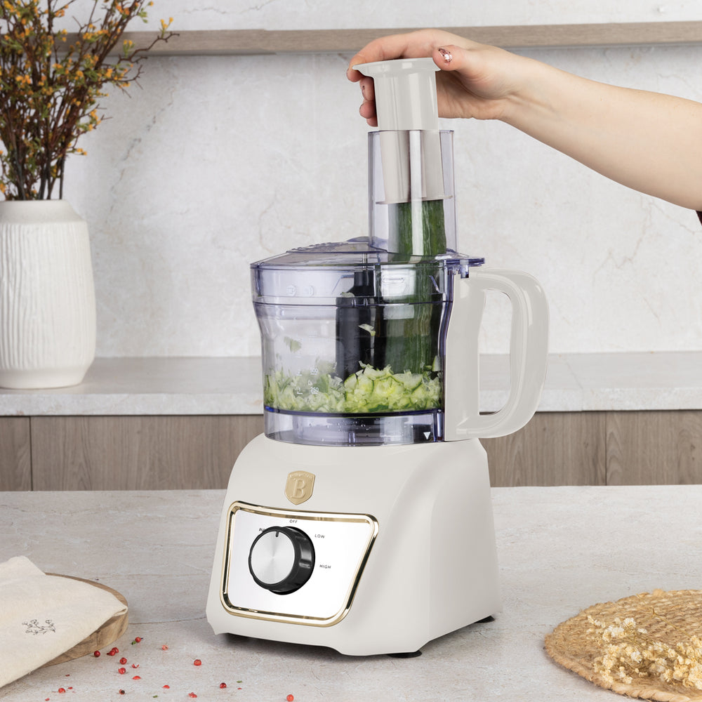 Robot multifonction BerlingerHaus 8-en-1 mat crème - 500W
