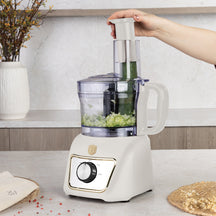 Robot multifonction BerlingerHaus 8-en-1 mat crème - 500W
