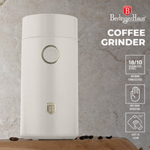 Moulin à café électrique BerlingerHaus mat crème - Broyeur à café - 150W