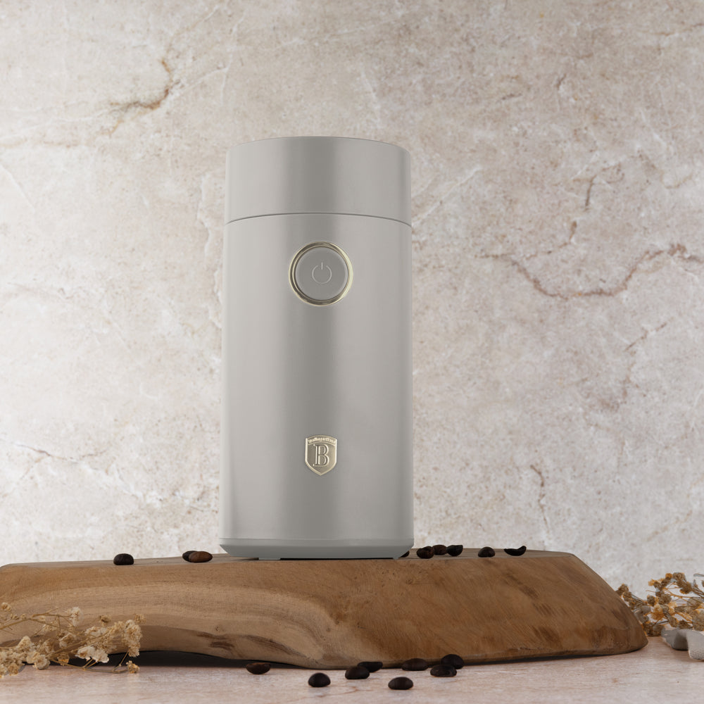 Moulin à café électrique BerlingerHaus mat crème - Broyeur à café - 150W