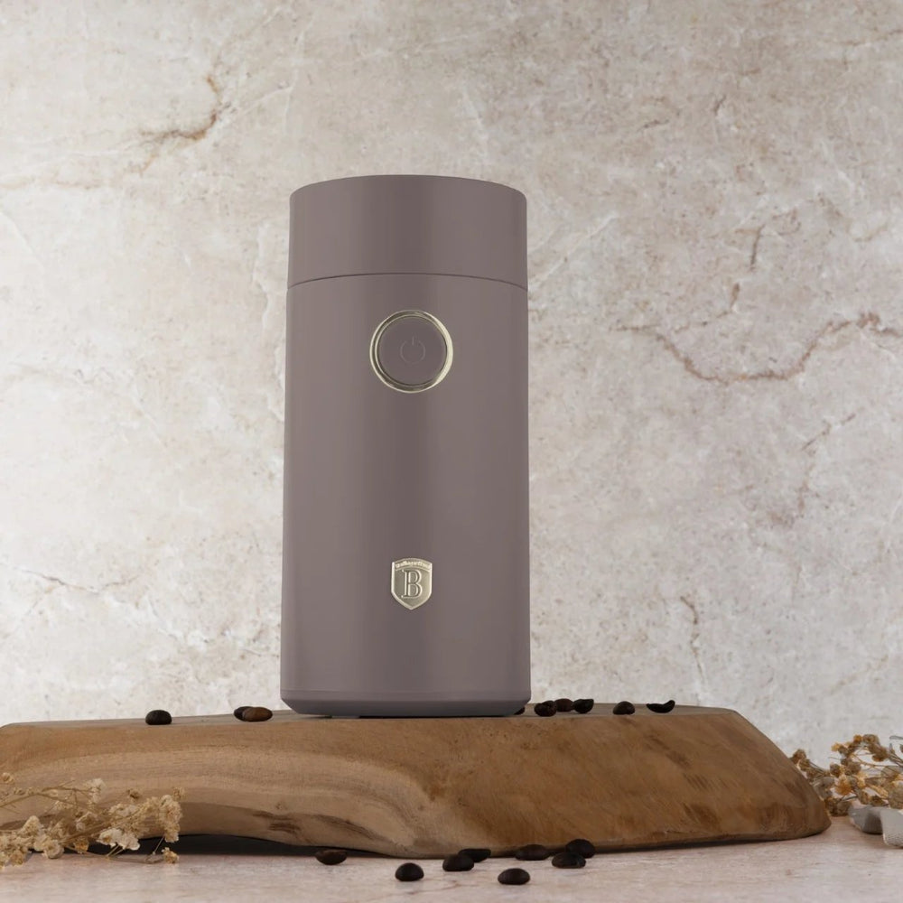 Moulin à café électrique BerlingerHaus taupe - broyeur à grains - 150W