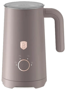 Mousseur à lait électrique BerlingerHaus 4-en-1 Taupe - 160 ml