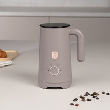 Mousseur à lait électrique BerlingerHaus 4-en-1 Taupe - 160 ml