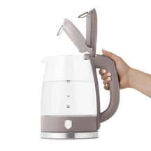 Bouilloire Électrique BerlingerHaus en Verre Taupe - 1.7 Litres - 2200W