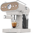 machine à expresso / machine à piston numérique BerlingerHaus mat crème - 3-en-1 - 20 bar - 1,02 litre