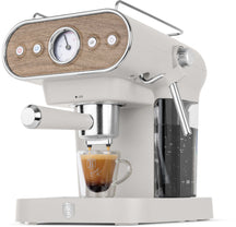 machine à expresso / machine à piston numérique BerlingerHaus mat crème - 3-en-1 - 20 bar - 1,02 litre