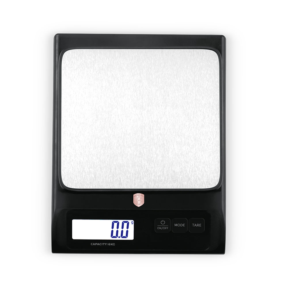 Balance de cuisine numérique BerlingerHaus Noir Or Rose - Max 6 kg