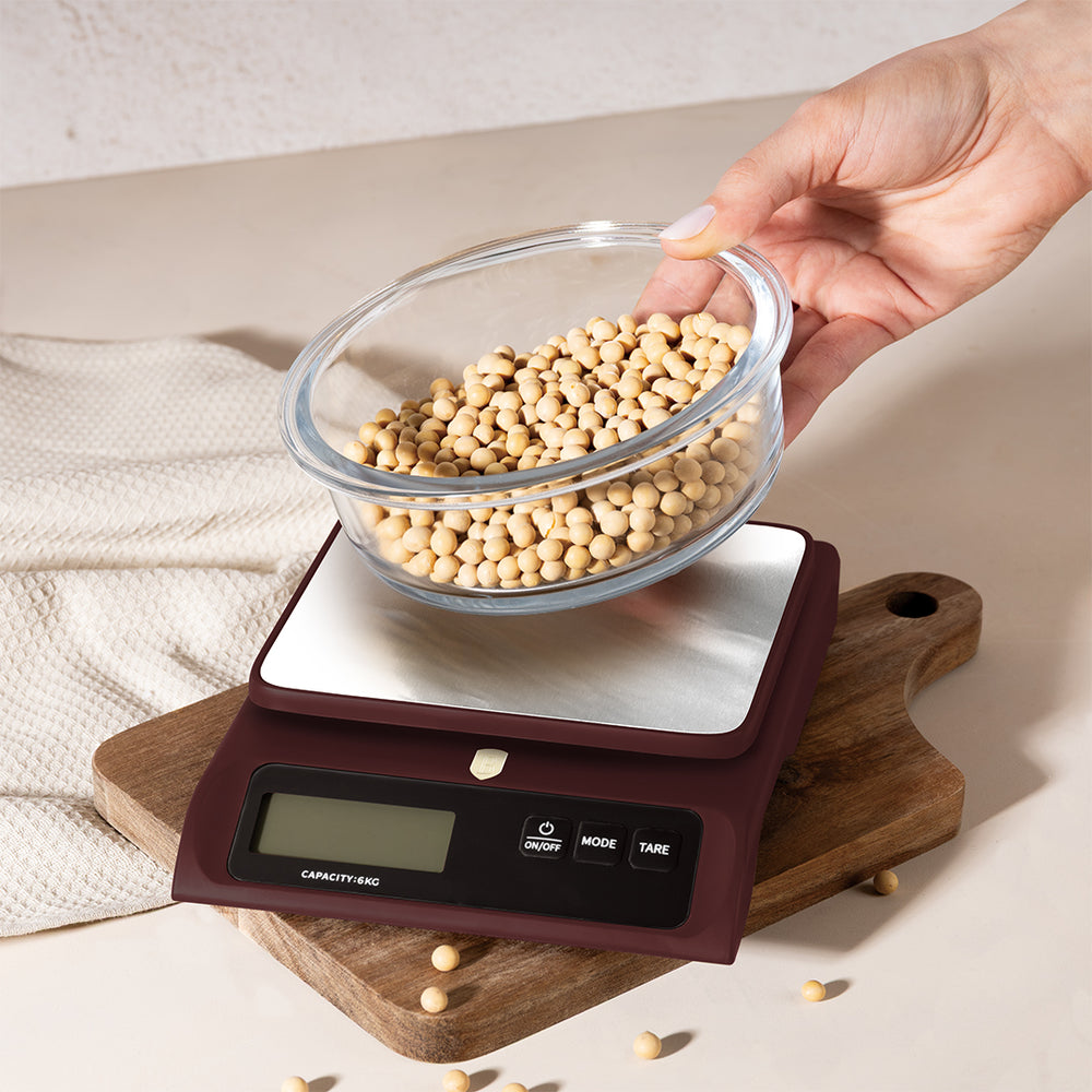 Balance de cuisine numérique BerlingerHaus Bordeaux - Capacité maximale 6 kg