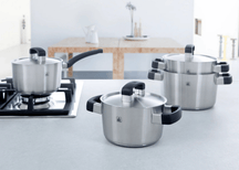 Ensemble de casseroles BK Conical Cool 5 pièces - en inox - Casseroles ø 16, 18, 20, 24 & 16 cm