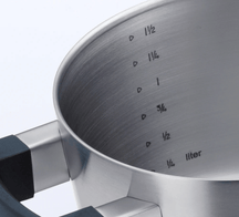Ensemble de casseroles BK Conical Cool 5 pièces - en inox - Casseroles ø 16, 18, 20, 24 & 16 cm
