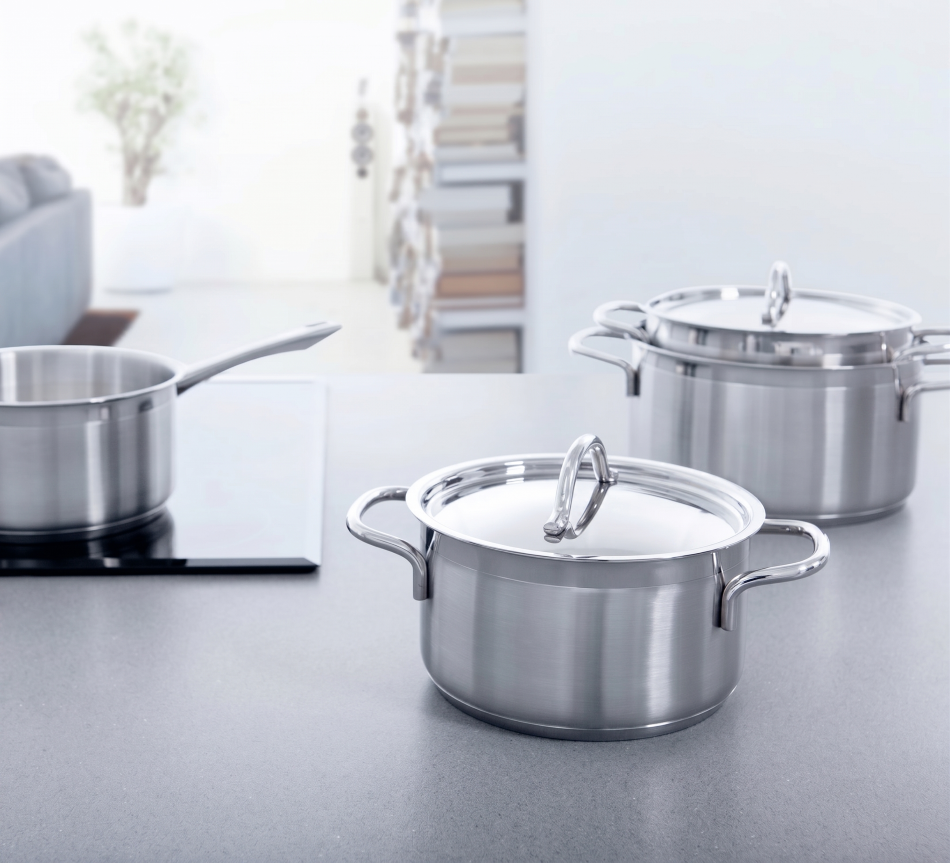 Ensemble de casseroles BK Marmite 4 pièces - en inox - Casseroles ø 16, 18, 20 &16 cm