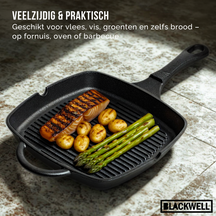 Ensemble de poêles Blackwell - Wok - Série Fonte - 23 x 23 cm - 3 pièces
