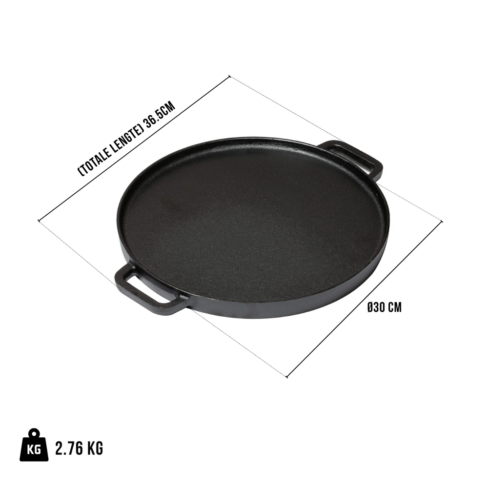 Plaque de gril Blackwell - 2 faces - Cook & Grill - Ø 30 cm