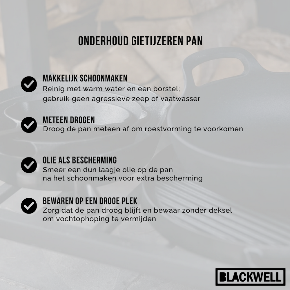 Poêle wok en fonte Blackwell - Wadjan - Cook & Grill - Ø 36 cm