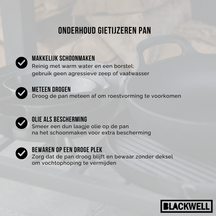 Poêle wok en fonte Blackwell - Wadjan - Cook & Grill - Ø 36 cm