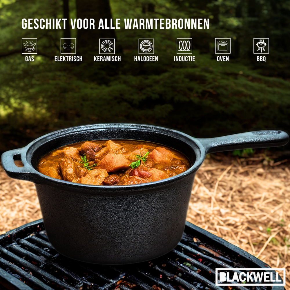 Casserole en fonte Blackwell - Casserole a sauce - Cook & Grill - Ø 18 cm