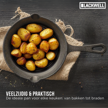 Set de poêles Blackwell - Poêles en fonte - Cast Iron - ø25/23x23cm - 2 pièces