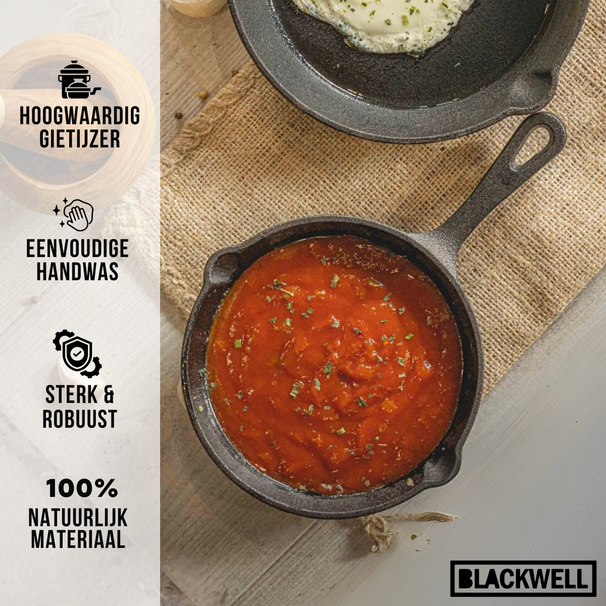 Poêle en fonte Blackwell - Poêle à frire - Cook & Grill - Ø 16 cm