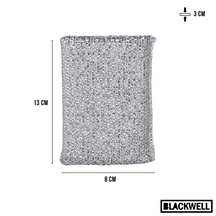 Éponge à poêle Blackwell - en métal - Argent - 130 x 80 x 30 mm