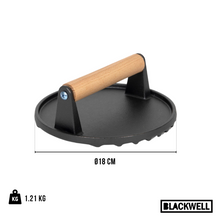 Presse à hamburger Blackwell - Presse à burger smash - Cook & Grill - Ø 18 cm