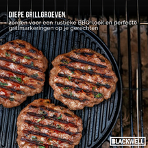 Presse à hamburger Blackwell - Presse à burger smash - Cook & Grill - Ø 18 cm