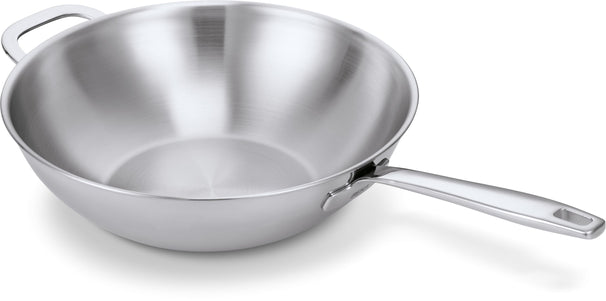 Poêle wok Beka - Wok sans revêtement antiadhésif - Maestro 5-Ply - Ø 30 cm