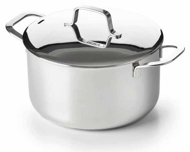 Casserole Beka - Faitout - Maestro - 24 cm - en acier inoxydable