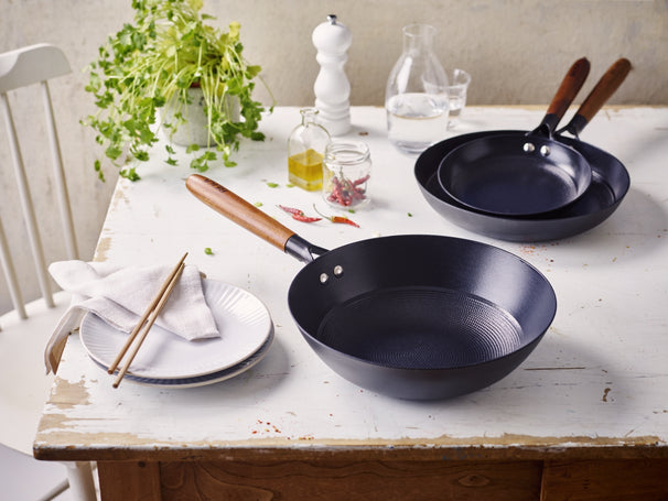 Wok en fonte Beka - Wok à revêtement céramique - Mandala - Ø 28 cm