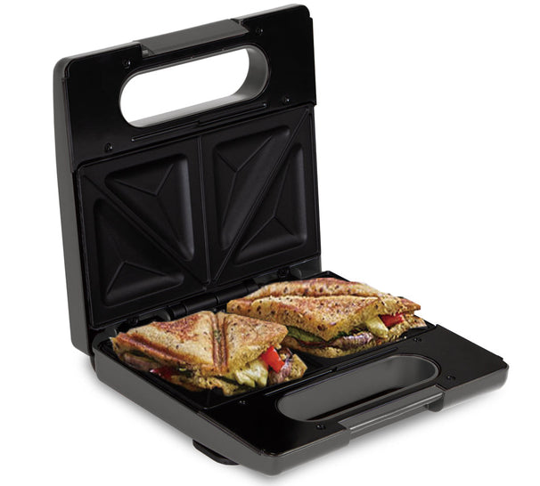 Appareil Croque-Monsieur BerlingerHaus 3-en-1 Anthracite Mat - Plaques Amovibles - Gaufre & Gril - 780W