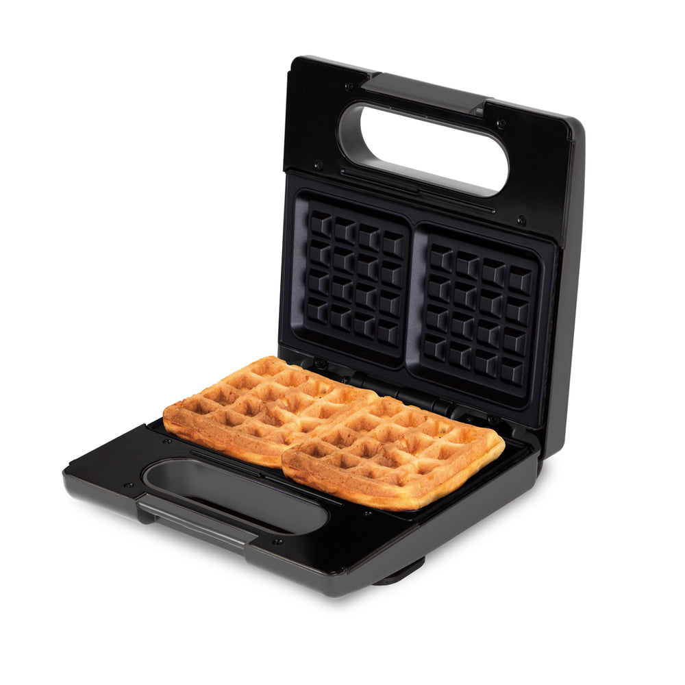 Appareil Croque-Monsieur BerlingerHaus 3-en-1 Anthracite Mat - Plaques Amovibles - Gaufre & Gril - 780W