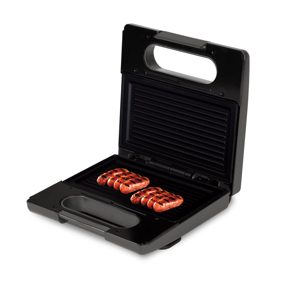 Appareil Croque-Monsieur BerlingerHaus 3-en-1 Anthracite Mat - Plaques Amovibles - Gaufre & Gril - 780W
